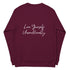 Organic sweatshirt SELF LOVE Unisex organic raglan sweatshirt